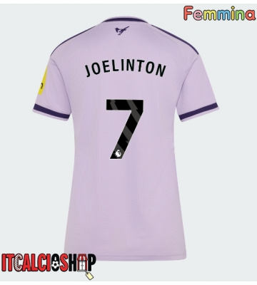 Newcastle United Joelinton #7 Terza Maglia Femmina 2026-27 Manica Corta